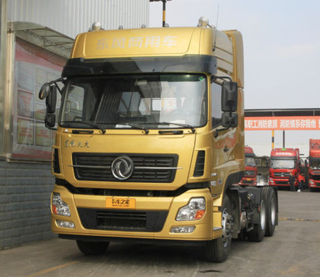 الجهاز الثقيل 40T كاب جرار 6x4 شاحنات تعمل بالغاز الطبيعي المضغوط مقطورة 8 عجلات